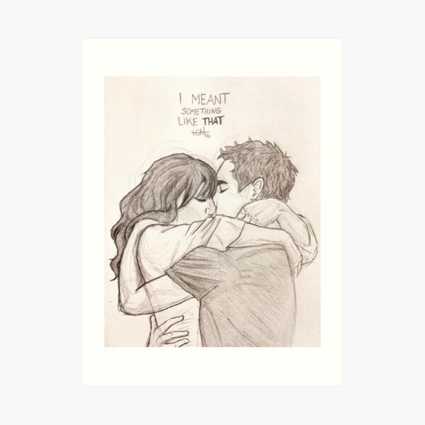 Nick and Jess Art Print