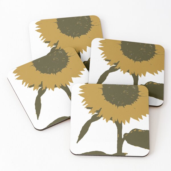 Item preview, Minimal Digitized Sunflower designed and sold by Jamie Geyer.