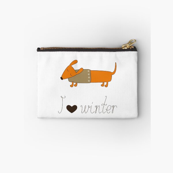 Item preview, Winter dachshund designed and sold by mborgali.