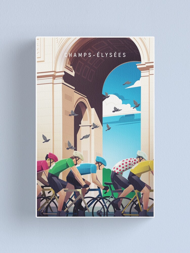 Alternate view of Champs-Élysées - Tour de France Canvas Print
