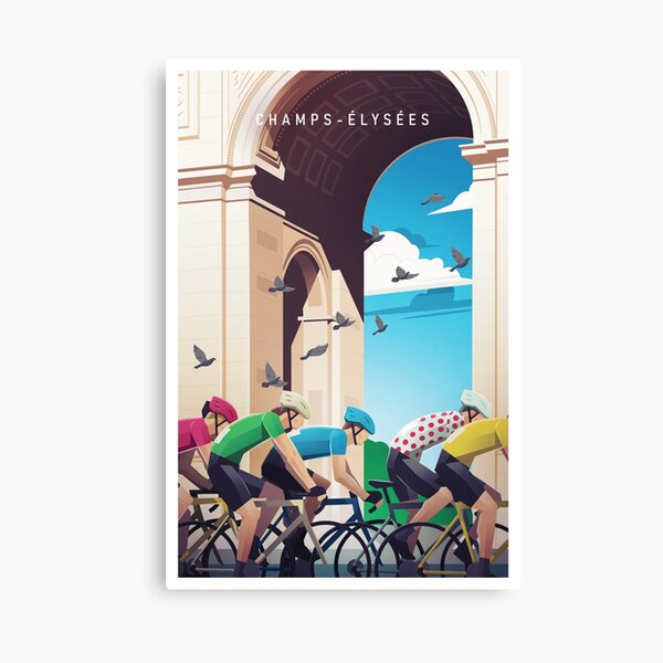 Champs-Élysées - Tour de France Canvas Print