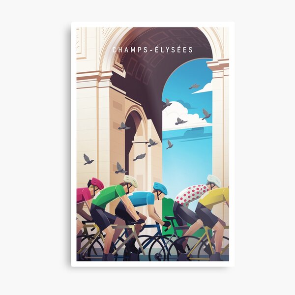 Champs-Élysées - Tour de France Metal Print