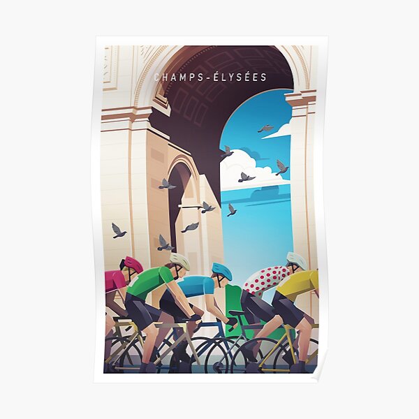 Champs-Élysées - Tour de France Poster