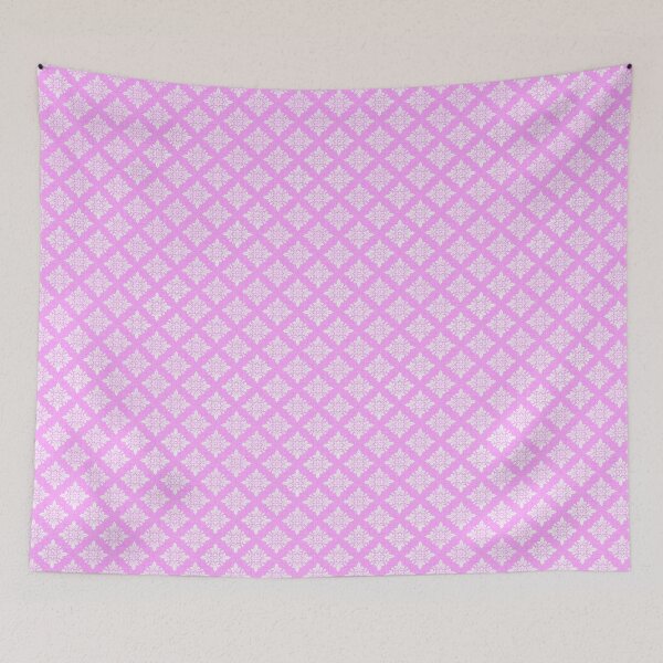Item preview, Bright Pink Medieval Brocade Pattern designed and sold by StormyMuse.
