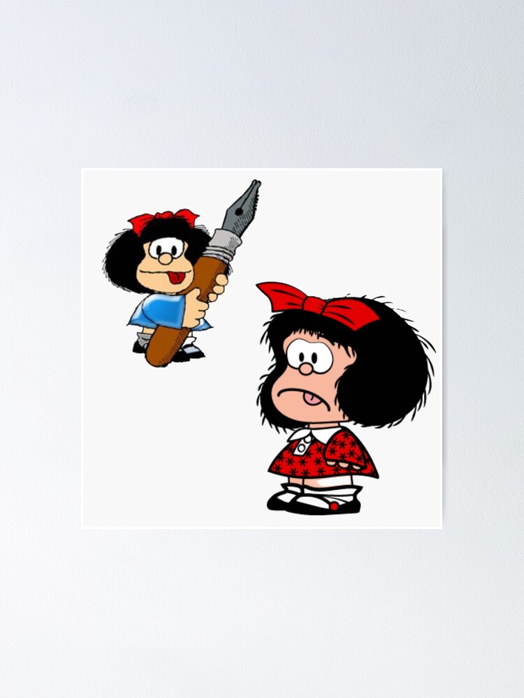 Mafalda Quino Comics Poster for Sale by Elena Bee