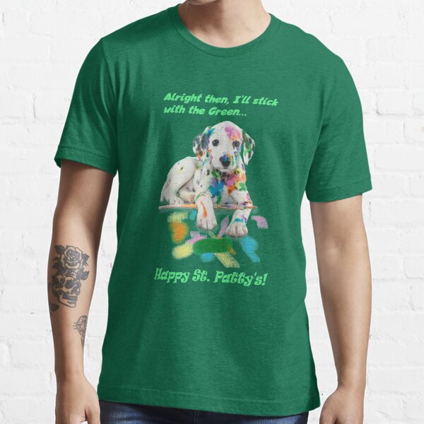 St. Patty's Technicolor Puppy Bar Shirt Essential T-Shirt