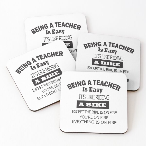 Item preview, Being A Teacher is Easy Funny Sarcastic Appreciation, cool design, christmas for men, best gift for men & women, Funny saying Illustration designed and sold by Geeks-Design.