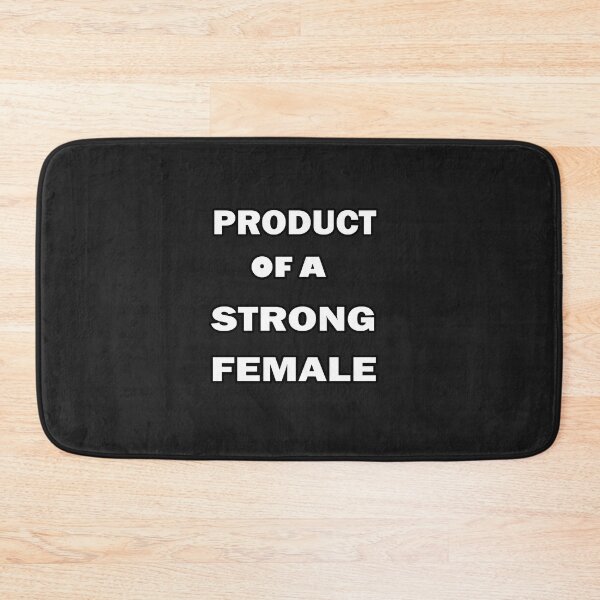 Item preview, Product of a strong female, feminist design, christmas for women, best gift for women, Funny Sarcasm saying design For Girls designed and sold by Geeks-Design.