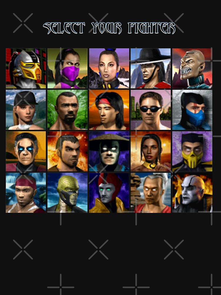 Mortal Kombat 4 Gold - Character Select | Sticker