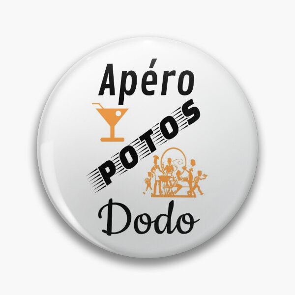 Item preview, apero potos dodo humor gift for white background orange designed and sold by sex-sansbol.