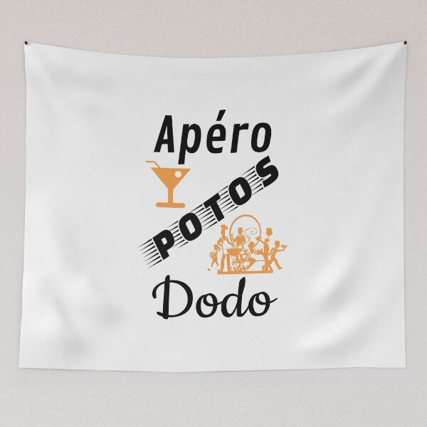 Item preview, apero potos dodo humor gift for white background orange designed and sold by sex-sansbol.