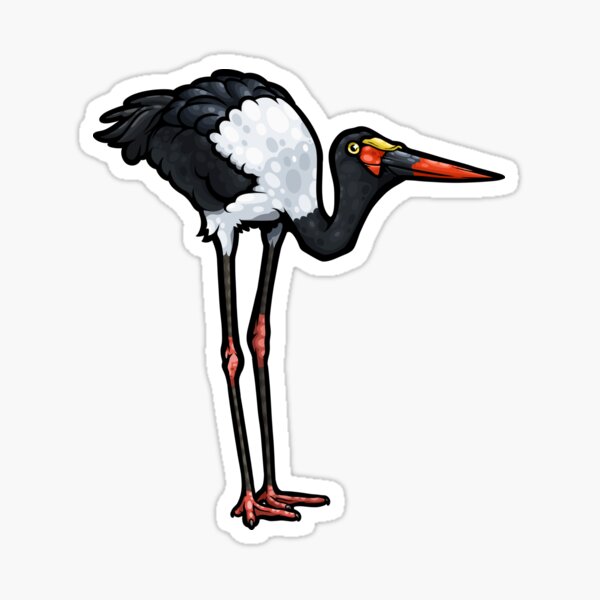 Item preview, Saddle-Billed Stork designed and sold by Eambo's Cave.