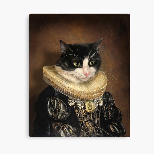 Cat Portrait - Samantha Canvas Print