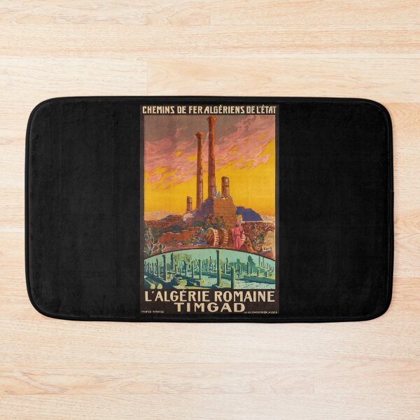 Item preview, retro chemins de fer algeriens de letat lalgerie romaine timgad vintage reclame designed and sold by CorasPosters.
