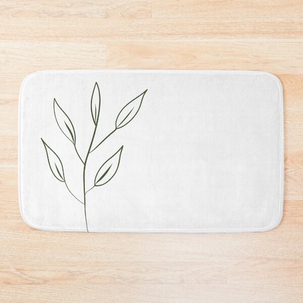 Item preview, Leaf Minimal Line Drawing designed and sold by designbycheyney.