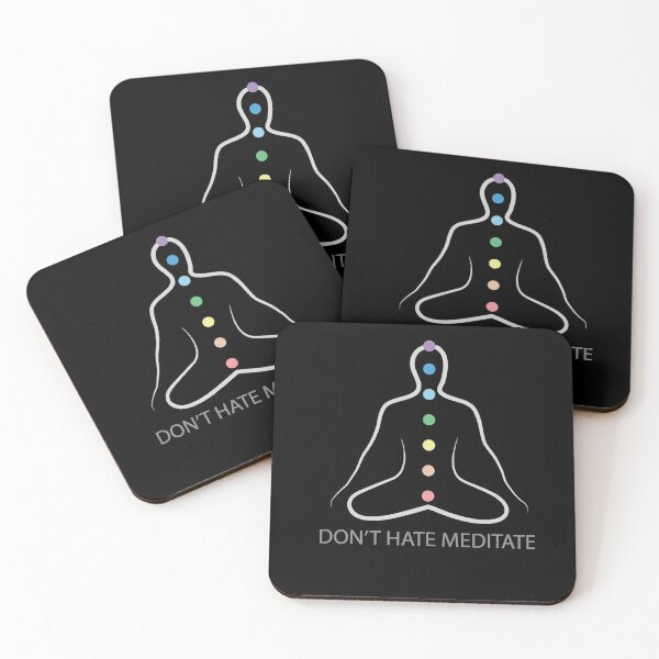 Item preview, Don't Hate Meditate Chakras designed and sold by Coder-T.