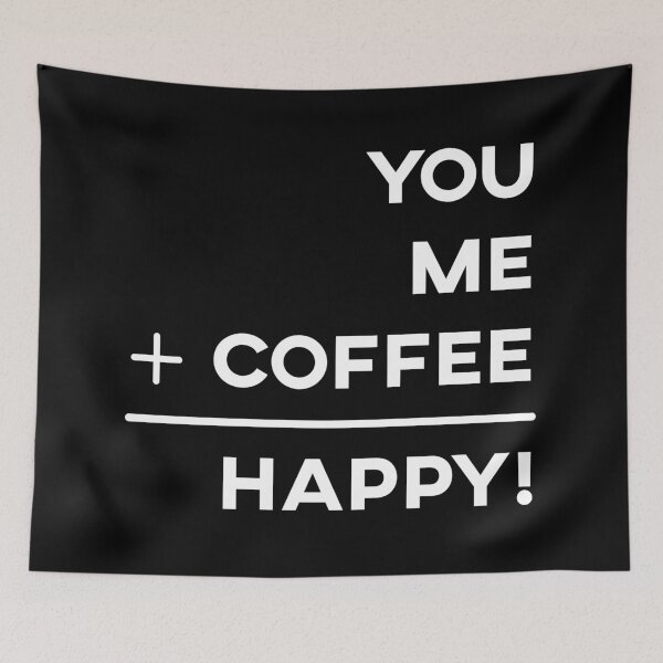 Item preview,  Plus Math: You, Me, and Coffee = Happy! designed and sold by suwarnaadi.