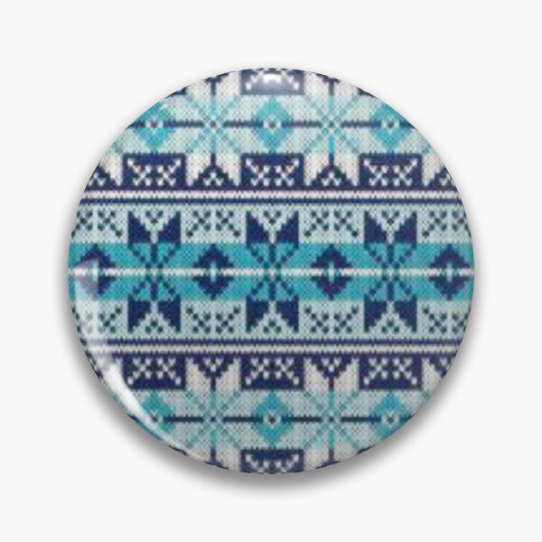 Item preview, Blue Fair Isle Vintage Christmas Pattern designed and sold by clairemh1.