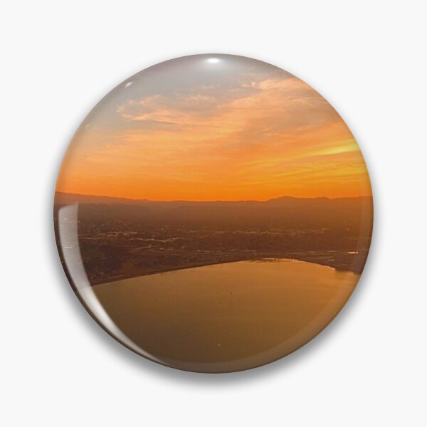 Item preview, Landing at San Francisco at sunset designed and sold by LoneArtistCamp.