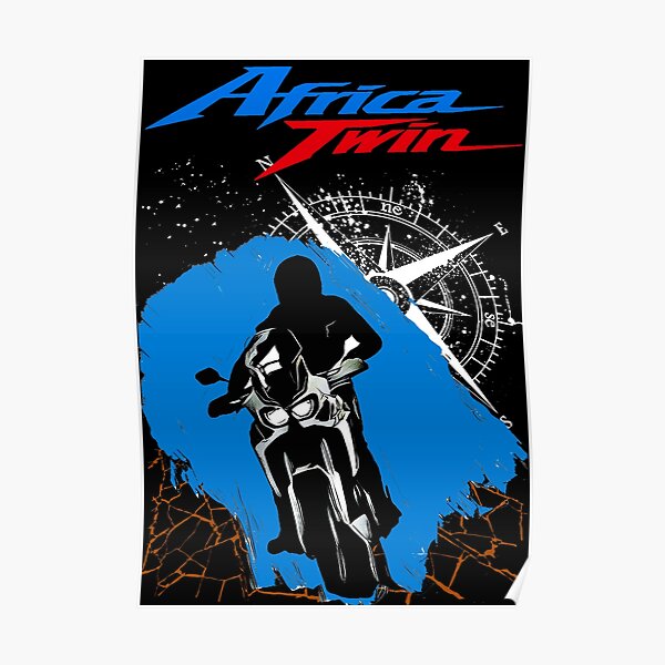 Honda Africa Twin CRF1000l Poster