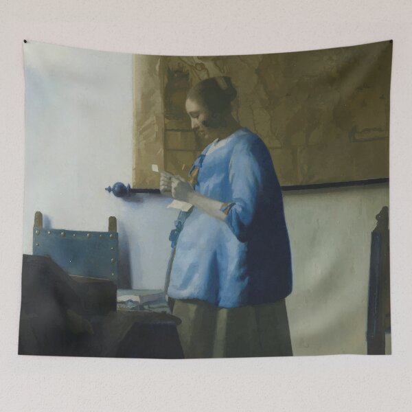 Item preview, Johannes Vermeer | Woman Reading a Letter designed and sold by badguyduh.