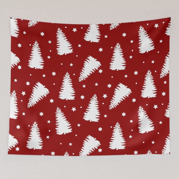 Item preview,    Red Christmas tree Patterns designed and sold by remonss.