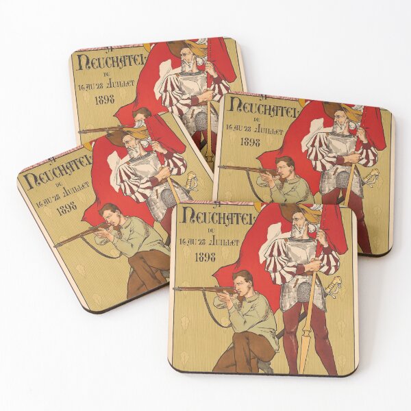 Item preview, retro tir federal a neuchatel vintage reclame designed and sold by CorasPosters.