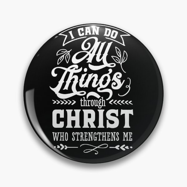Item preview, I Can Do All Things Through Christ Who Strengthens Me (white) (Positive Believer) designed and sold by OneCherubim.