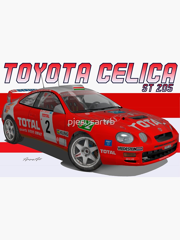 "Toyota Celica ST205" Sticker for Sale by pjesusartrb Redbubble