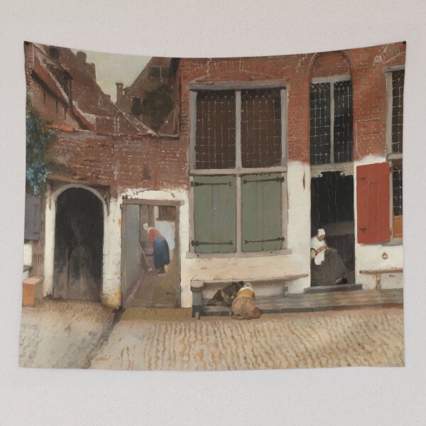 Item preview, Johannes Vermeer | View of Houses in Delft designed and sold by badguyduh.