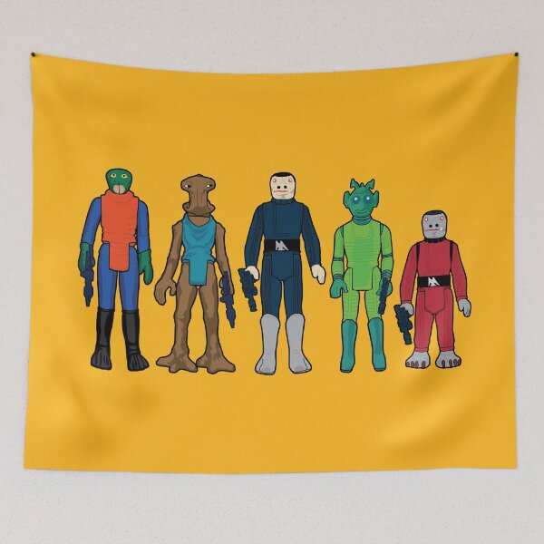 Item preview, Retro Kenner action figure Cantina Patrons designed and sold by LeftCoast Graphics.