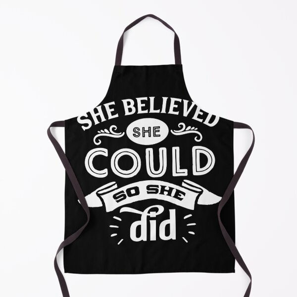 Item preview, She Believed She Could So She Did (white) (Positive Believer) designed and sold by OneCherubim.