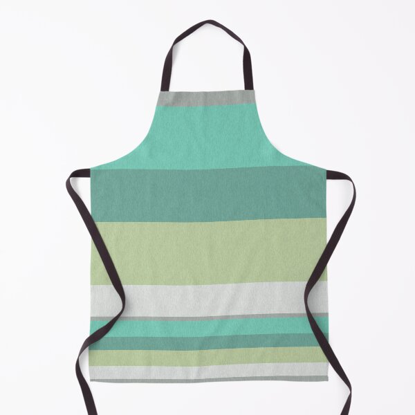 Item preview, Turquoise olive striped designed and sold by fuzzyfox.