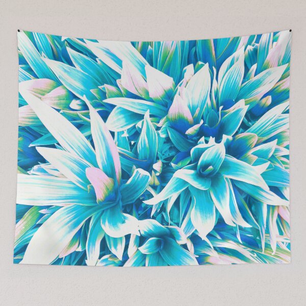 Item preview, Aqua Blue Spiky Rohia Leaf Petals designed and sold by Trixiloo.