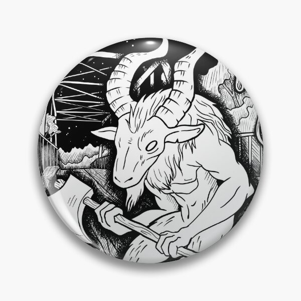 Item preview, Stranger than Fiction - Goatman designed and sold by CryptidCoven.