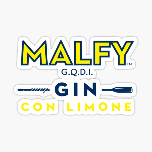 Malfy Rosa Gin Art Print