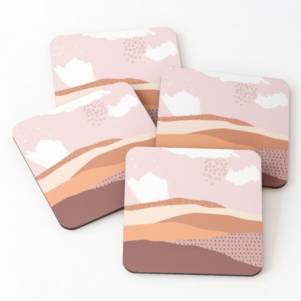 Item preview, Landscape Abstract Art Print - Mountains and Sky designed and sold by designbycheyney.