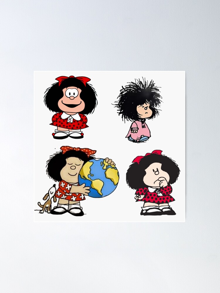 Mafalda Quino Comics Poster for Sale by Elena Bee