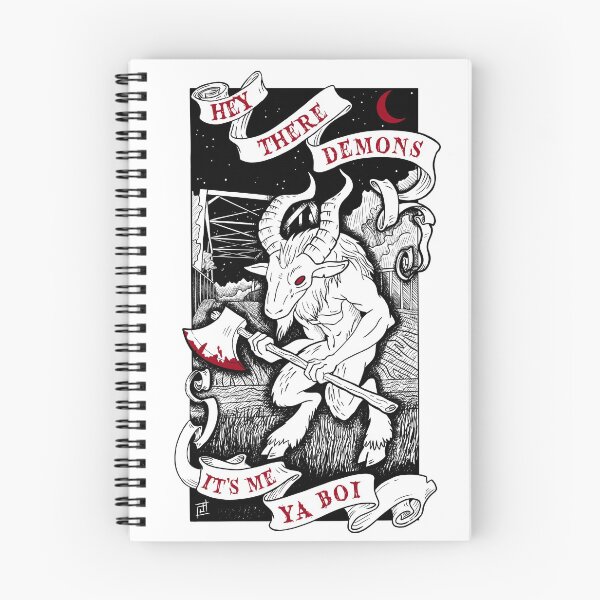 Item preview, Hey There Demons - Goatman designed and sold by CryptidCoven.