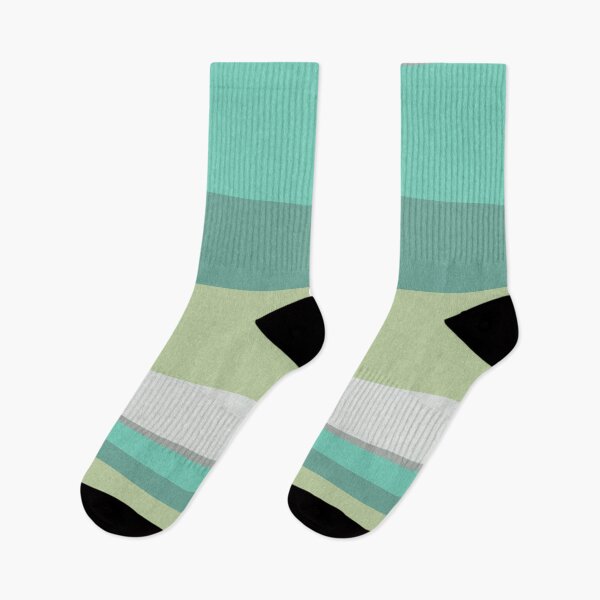 Item preview, Turquoise olive striped designed and sold by fuzzyfox.