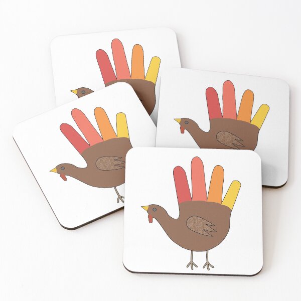 Item preview, Cute Handprint Turkey, Happy Thanksgiving designed and sold by JRice66.