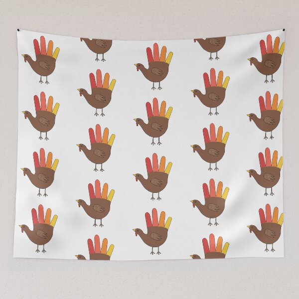 Item preview, Cute Handprint Turkey, Happy Thanksgiving designed and sold by JRice66.