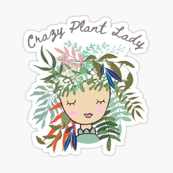Item preview, Crazy Plant Lady designed and sold by TheCuppyShop.