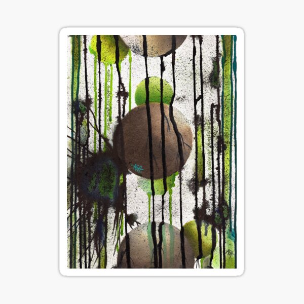 nature subtracted from world Sticker