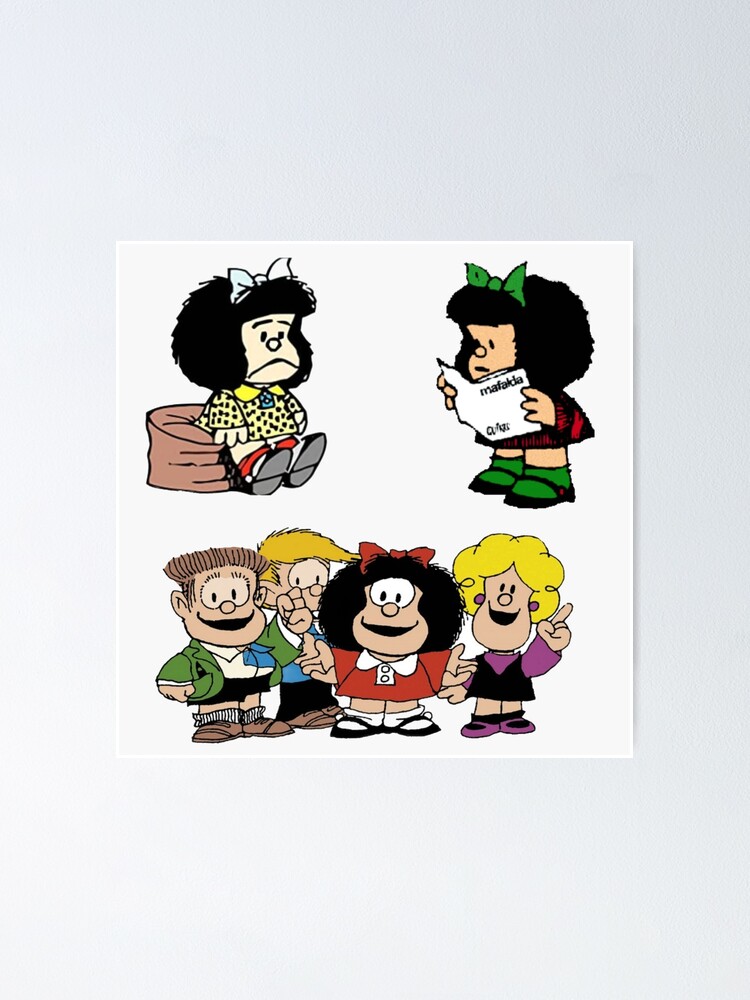 Mafalda Quino Comics Poster for Sale by Elena Bee