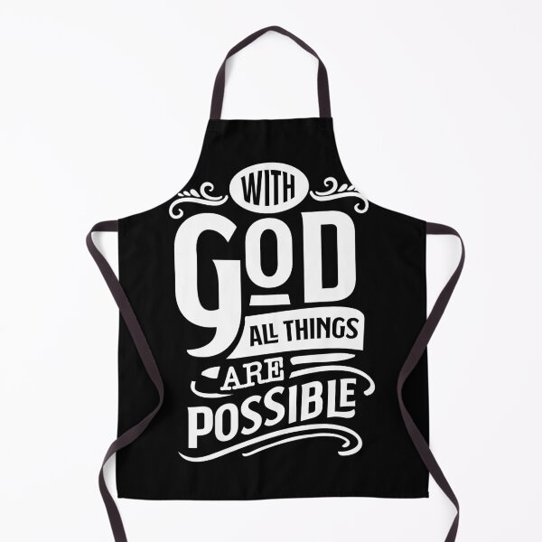 Item preview, God All Things Are Possible (white) (Positive Believer) designed and sold by OneCherubim.