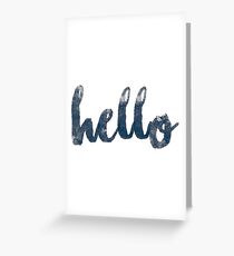 Hello song by Adele Greeting Card
