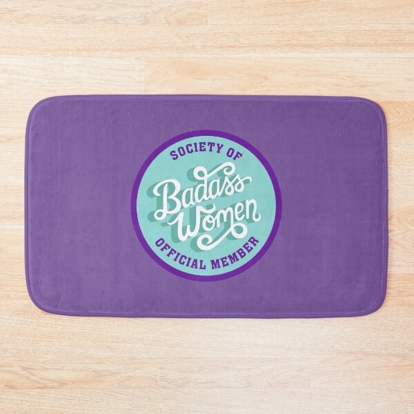 Item preview, Society of Badass Women Purple Turquoise designed and sold by Kit Cronk.