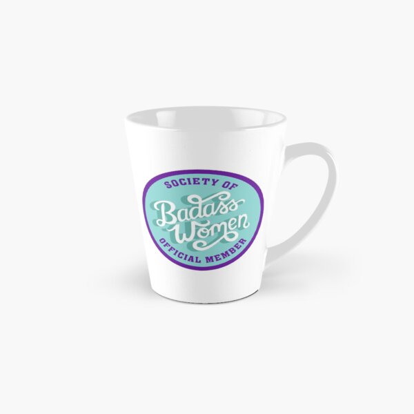Item preview, Society of Badass Women Purple Turquoise designed and sold by Kit Cronk.