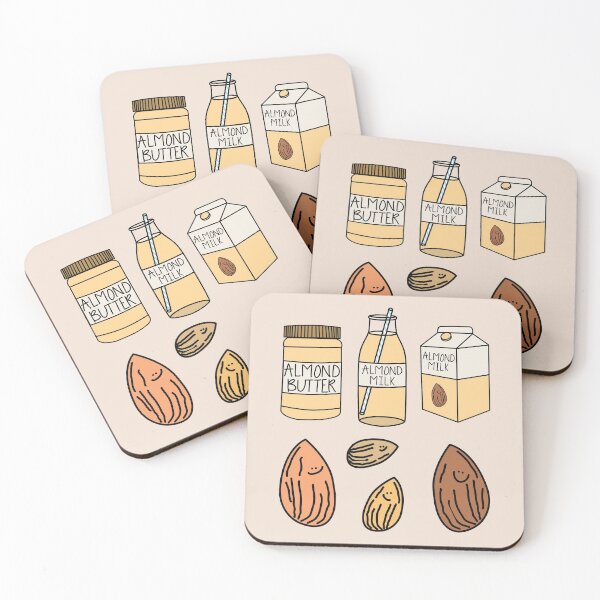 Item preview, Almond Sticker Pack designed and sold by TheBrightInk.